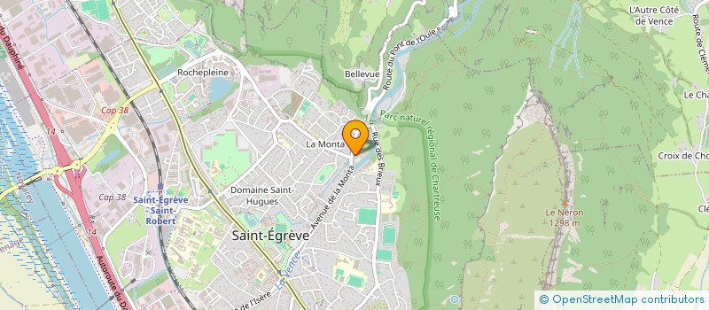 localisation de l'entreprise ASS EDUCAT ASSISTANC POPULAIRE  SAINT-EGREVE