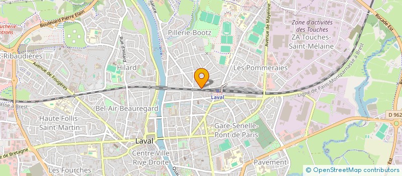 localisation de l'entreprise ASS EDUCAT ET ENSEIGNEMENT à LAVAL