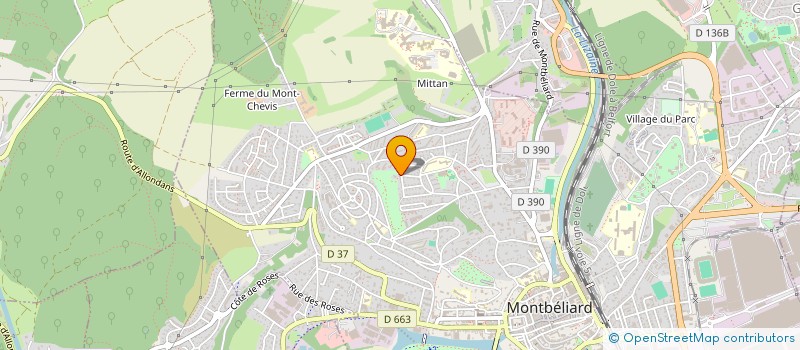 localisation de l'entreprise ASS EDUCAT POPUL N D DE LOURDE à MONTBELIARD