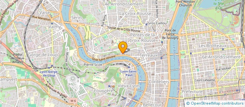localisation de l'entreprise ASS EDUCAT POPUL ST VINCENT à LYON