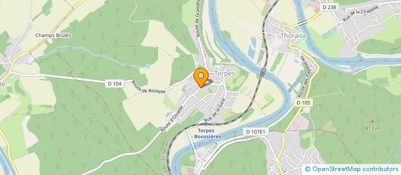 localisation de l'entreprise ASS EDUCAT POPULAIRE ESPERANCE à BYANS SUR DOUBS