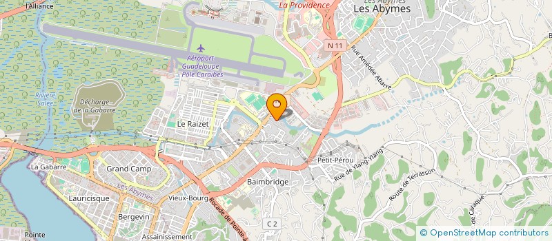 localisation de l'entreprise ASS EDUCAT POPULAIRE ST MARTIN DE PORRES à LES ABYMES