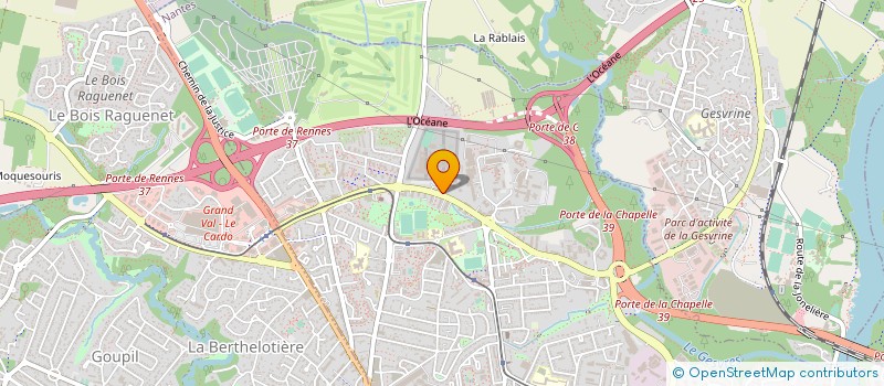 localisation de l'entreprise ASS EDUCAT SPORT AIDE DETENU CENTR PENIT à NANTES