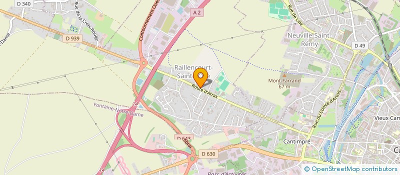 localisation de l'entreprise ASS EDUCATION & ASSISTANCE POPULAIRE  RAILLENCOURT-SAINTE-OLLE