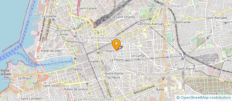 localisation de l'entreprise ASS EDUCATION ET COLONIES VACANCES à MARSEILLE
