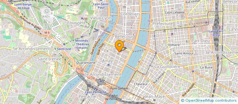 localisation de l'entreprise ASS EDUCATION POPUL ST FRANCOIS DE SALES  LYON