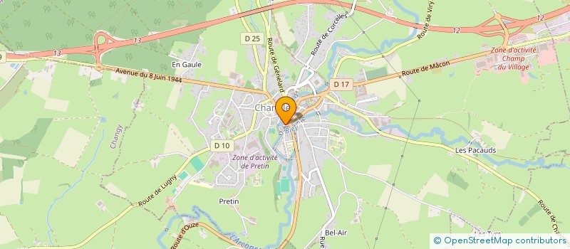 localisation de l'entreprise ASS EDUCATION POPULAIR CERCLE CHAROLLAIS à CHAROLLES