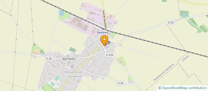 localisation de l'entreprise ASS EDUCATION POPULAIR ECOLE STE FAMILLE à ROSIERES-EN-SANTERRE