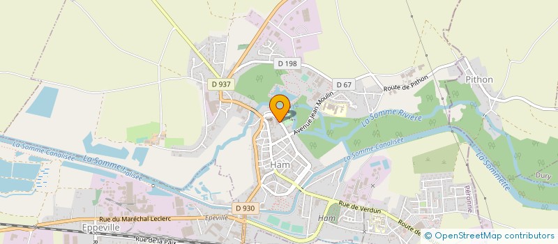 localisation de l'entreprise ASS EDUCATION POPULAIRE  HAM