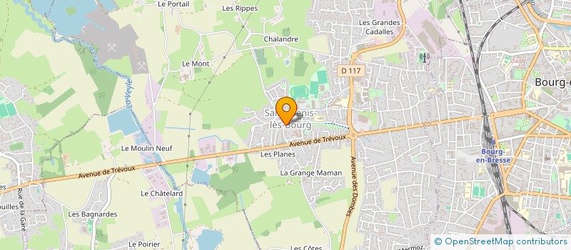 localisation de l'entreprise ASS EDUCATION POPULAIRE à SAINT-DENIS-LES-BOURG