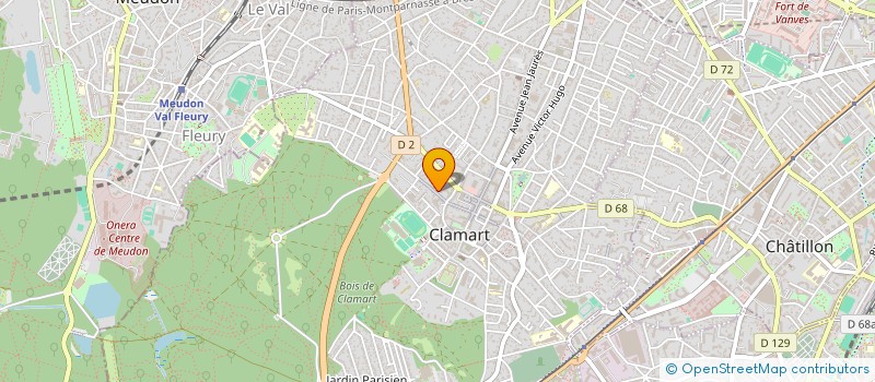 localisation de l'entreprise ASS EDUCATION POPULAIRE CLAMART à CLAMART