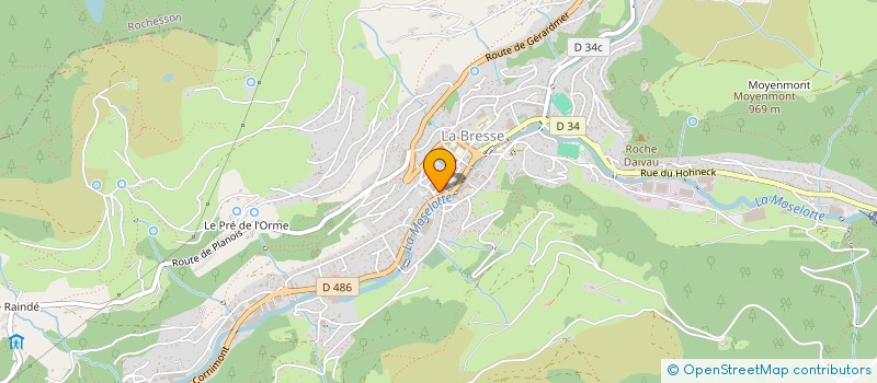 localisation de l'entreprise ASS EDUCATION POPULAIRE MILLE CLUBS à LA BRESSE