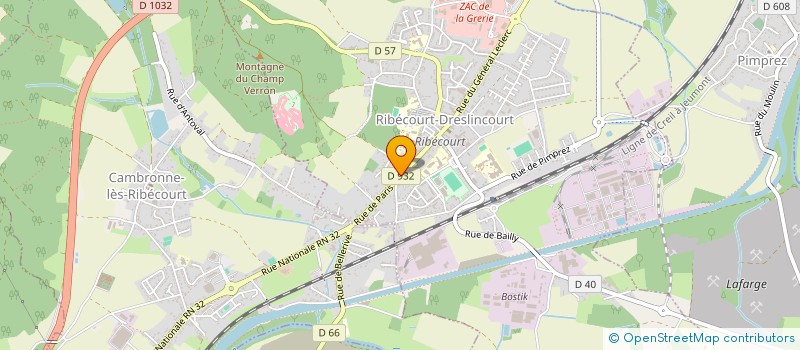 localisation de l'entreprise ASS EDUCATION POPULAIRE ST REMY à RIBECOURT-DRESLINCOURT