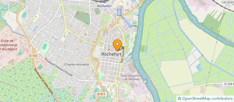 localisation de l'entreprise ASS  EDUCATION POPULAIRE STE MARIE PROVI  ROCHEFORT