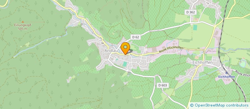 localisation de l'entreprise ASS EDUCATION RECLASS GARCONS INADAPTES à ANDLAU