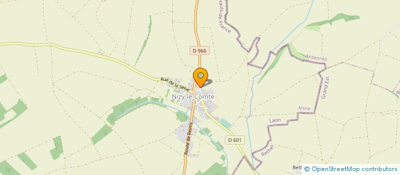 localisation de l'entreprise ASS EDUCATIVE CULTURELLE DU SISSONNSAIS  SISSONNE