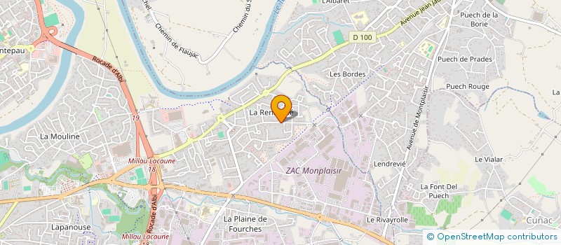 localisation de l'entreprise ASS EDUCATIVE DECOUVERTE EXPERIMENTATION CITOYENNE à ALBI