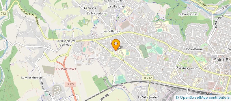 localisation de l'entreprise ASS.EDUCATIVE ET COOPERATIVE COLL.J.MACE à SAINT-BRIEUC