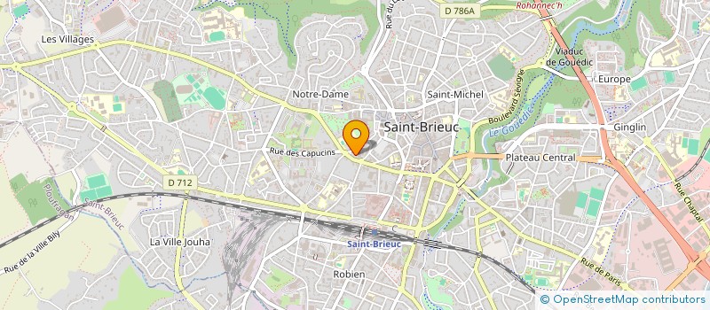localisation de l'entreprise ASS EDUCATIVE L ENVOL à SAINT-BRIEUC