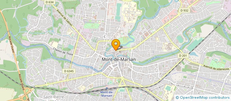 localisation de l'entreprise ASS EDUCATIVE SPORTIVE AIDE AUX DETENUS à MONT-DE-MARSAN