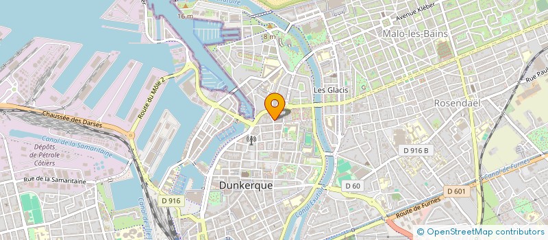 localisation de l'entreprise ASS EDUCATIVE SPORTIVE AIDE DETENUS MAISON ARRET DKQUE à DUNKERQUE