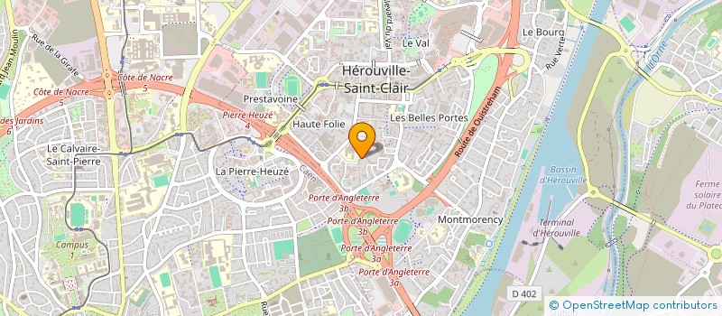 localisation de l'entreprise ASS EGALITE PARENTALE à HEROUVILLE SAINT CLAIR