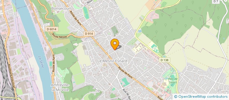 localisation de l'entreprise ASS  EGLISE DU PLEIN EVANGILE  LE MESNIL-ESNARD