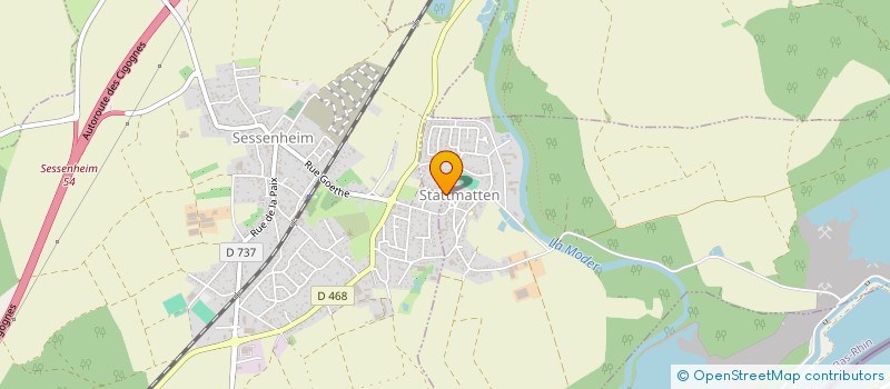 localisation de l'entreprise ASS EGLISE EVANGELIQUE  STATTMATTEN