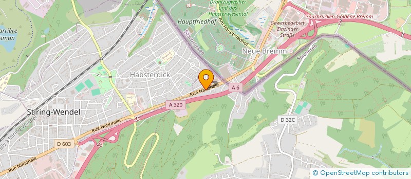 localisation de l'entreprise ASS EGLISE EVANGELIQUE BAPTISTE  SPICHEREN