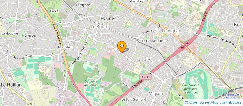 localisation de l'entreprise ASS EGLISE EVANGELIQUE D EYSINES à EYSINES