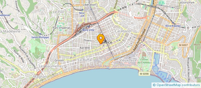 localisation de l'entreprise ASS EGLISE EVANGELIQUE EGLISE LUTHERIENN à NICE
