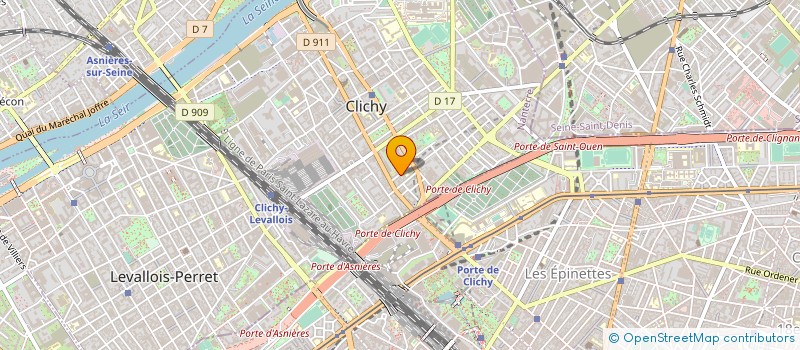 localisation de l'entreprise ASS EGLISE REFOR EVANGE DE CLICHY à CLICHY