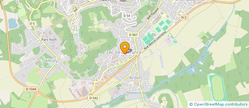 localisation de l'entreprise ASS EGLISE REFORMEE DES DISSEMINES AISNE à LAON