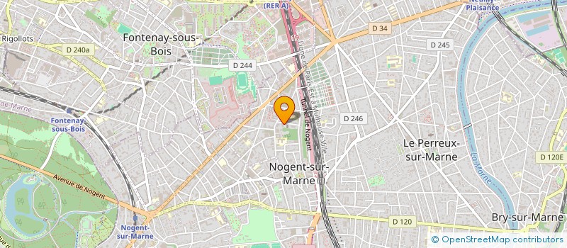 localisation de l'entreprise ASS EGLISE STS DERNIERS JOURS à NOGENT-SUR-MARNE