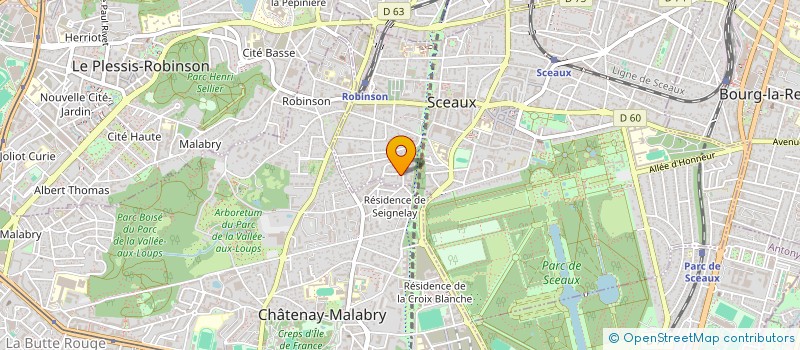 localisation de l'entreprise ASS EGMM à SCEAUX