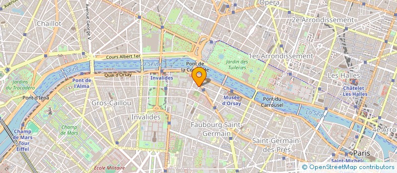 localisation de l'entreprise ASS EIFFEL SAINT-GERMAIN à PARIS