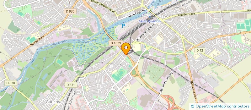 localisation de l'entreprise ASS EITF ECHANGE IDEES TRAVAUX FANTAISIE à GAUCHY