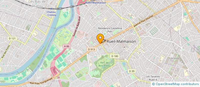 localisation de l'entreprise ASS ELEVES CENTRE D'ECONOMIE ET GESTION à RUEIL-MALMAISON