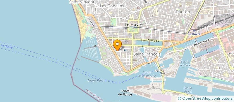 localisation de l'entreprise ASS ELEVES DE L'ESCAE DU HAVRE  LE HAVRE
