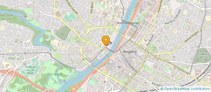 localisation de l'entreprise ASS ELEVES ECOLE NAT SUP ARTS ET METIERS à ANGERS