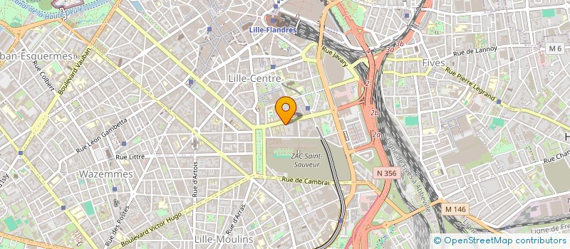 localisation de l'entreprise ASS ELEVES ECOLE NATIONALE ARTS METIERS à LILLE