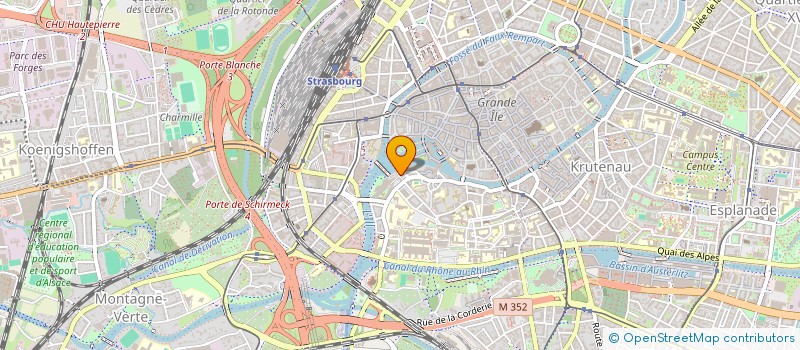 localisation de l'entreprise ASS ELEVES ECOLE PRATIQUE ADMINIS STBG à STRASBOURG