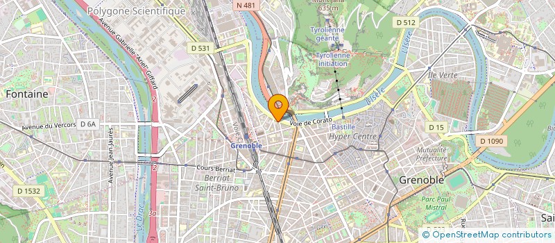 localisation de l'entreprise ASS  ELEVES ET ANCIENS ELEVES DE MESURES  GRENOBLE