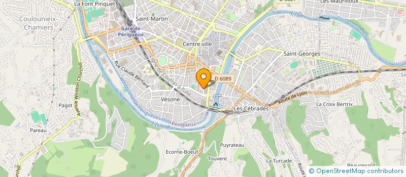 localisation de l'entreprise ASS ELEVES ETUDIANTS BERTRAN BORN  PERIGUEUX