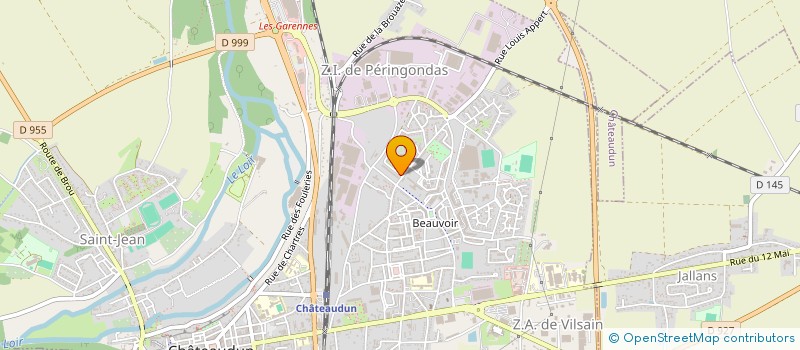 localisation de l'entreprise ASS ELEVES PARENTS AMIS ECOLES à CHATEAUDUN