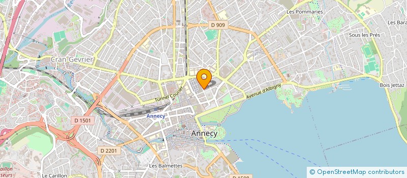 localisation de l'entreprise ASS ELEVEURS DE CHEVAUX REGION RHONE ALPES à ANNECY