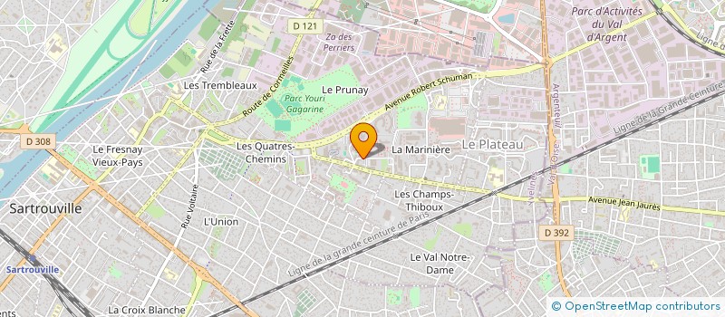 localisation de l'entreprise ASS ELIXILIFE  SARTROUVILLE