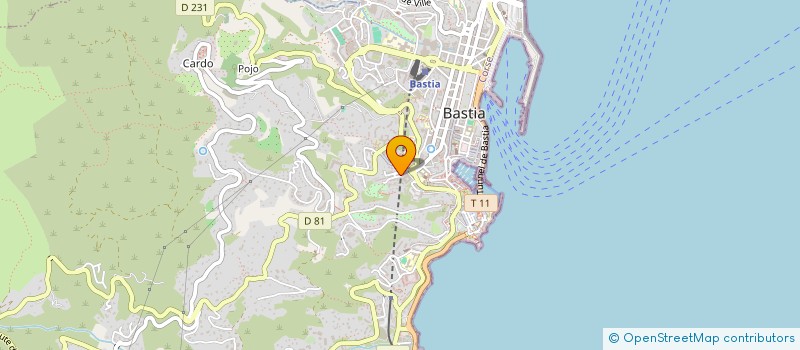 localisation de l'entreprise ASS ELIXIR MUSIQUE à BASTIA