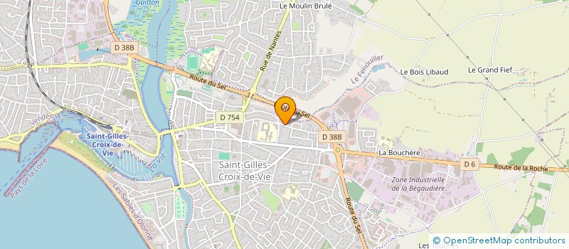 localisation de l'entreprise ASS ELS'EVENEMENT à SAINT-GILLES-CROIX-DE-VIE