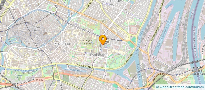 localisation de l'entreprise ASS ELSASS JUG à STRASBOURG